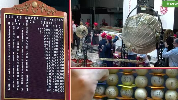 Resultados Sorteo Superior 2845 de Lotería Nacional: Ganadores de hoy 23 de mayo