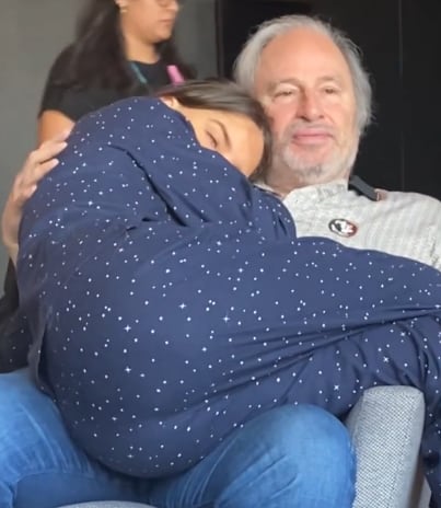Belinda y su papá, Ignacio Peregrín.
