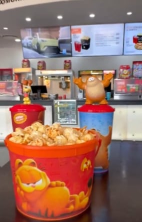 Coleccionables Cinemex de Garfield: Fuera de Casa