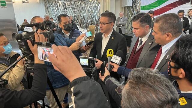 Conferencia de prensa de integrantes del Partido México Republicano