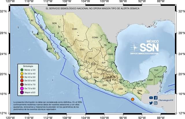 Sismo en Pijijiapan, Chiapas