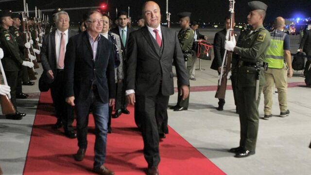 Gustavo Petro llegó a México