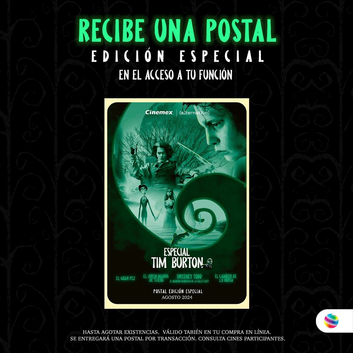 Especial Tim Burton en Cinemex