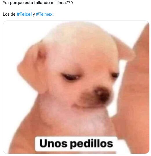 Caída de Telcel provoca memes en redes