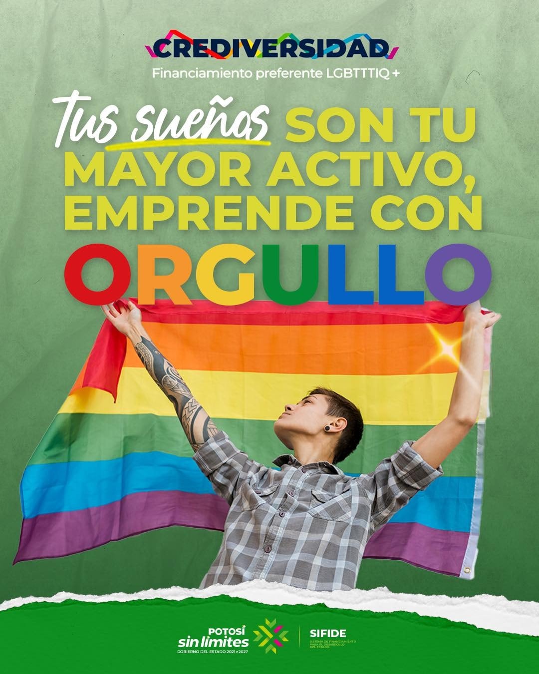 Crediversidad otorga créditos de hasta 100 mil pesos a comunidad LGBT en SLP.