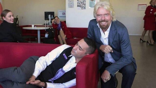 Richard Branson es un magnate de negocios inglés.