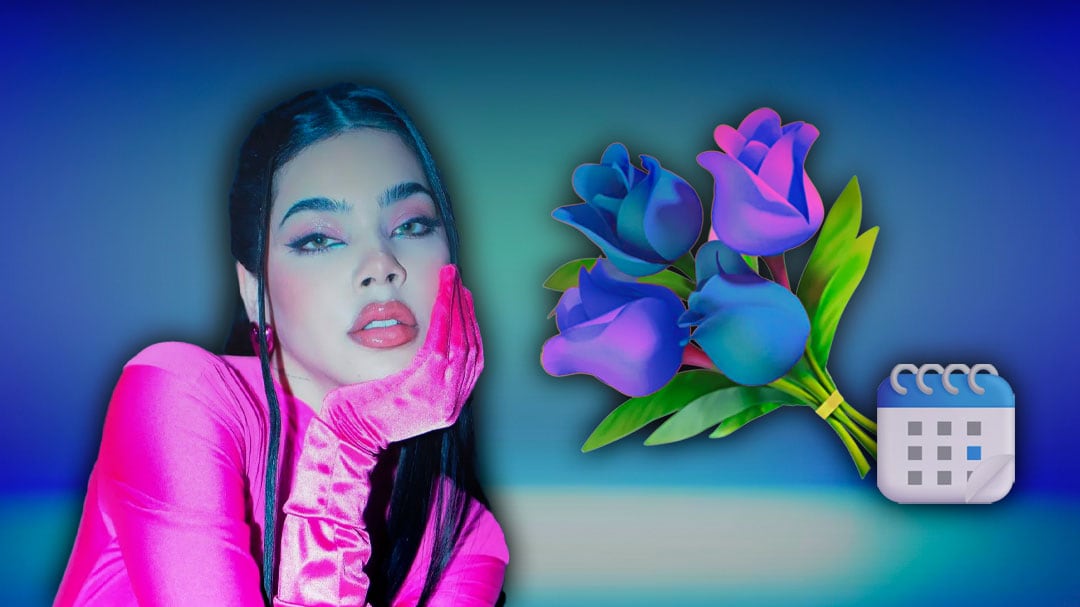 Kenia Os anuncia el ‘día kenini’ en octubre y pide regalar una flor azul