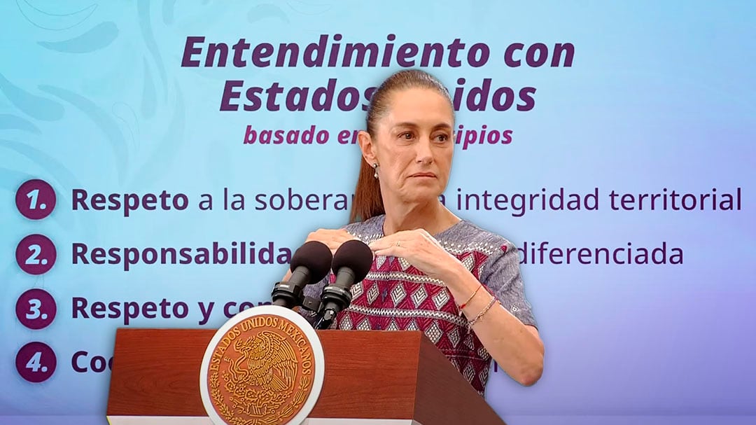 Sheinbaum fija cuatro principios para la relación con Estados Unidos sin ceder soberanía