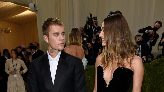 Justin Bieber y Hailey Bieber en el Met Gala
