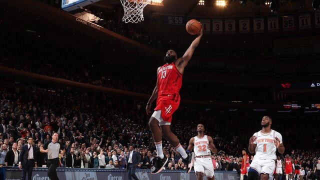 Harden va en camino por la racha más larga de la NBA