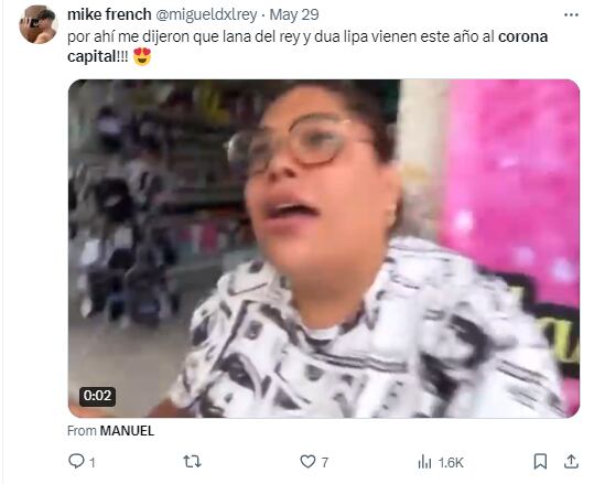 Memes por el cartel del Corona Capital 2024