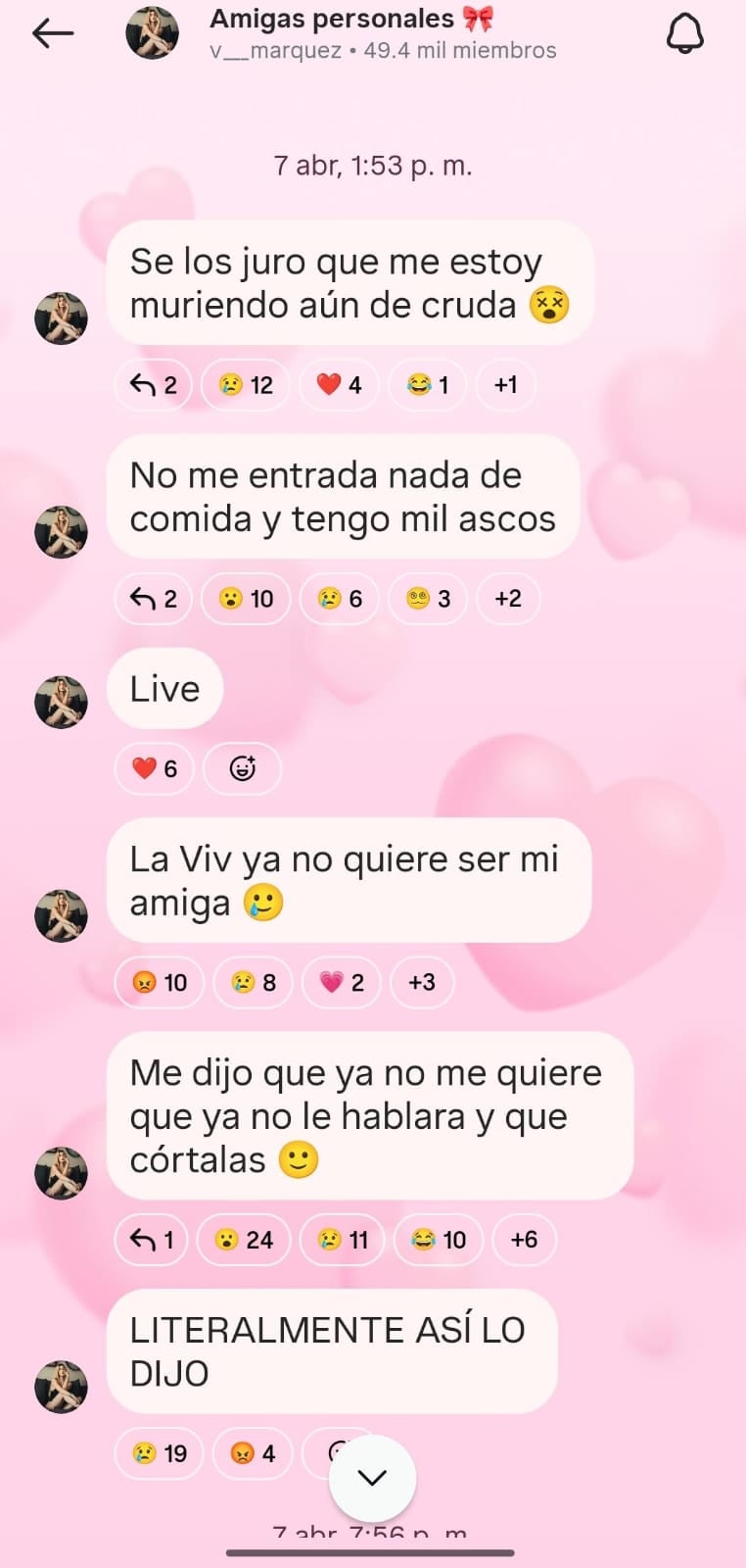 Grupo Amigas Personales de Valeria Márquez