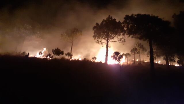 Incendio en el Ajusco