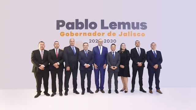 Pablo Lemus presenta a su gabinete de seguridad en Jalisco