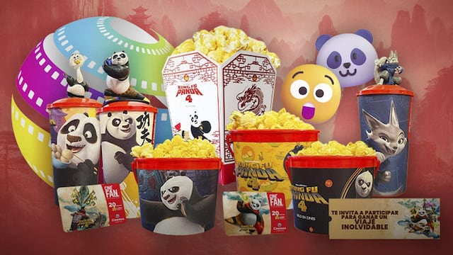 Los coleccionables de Kung Fu Panda 4 que solo podrás conseguir en Cinemex ¿ya tienen precio?