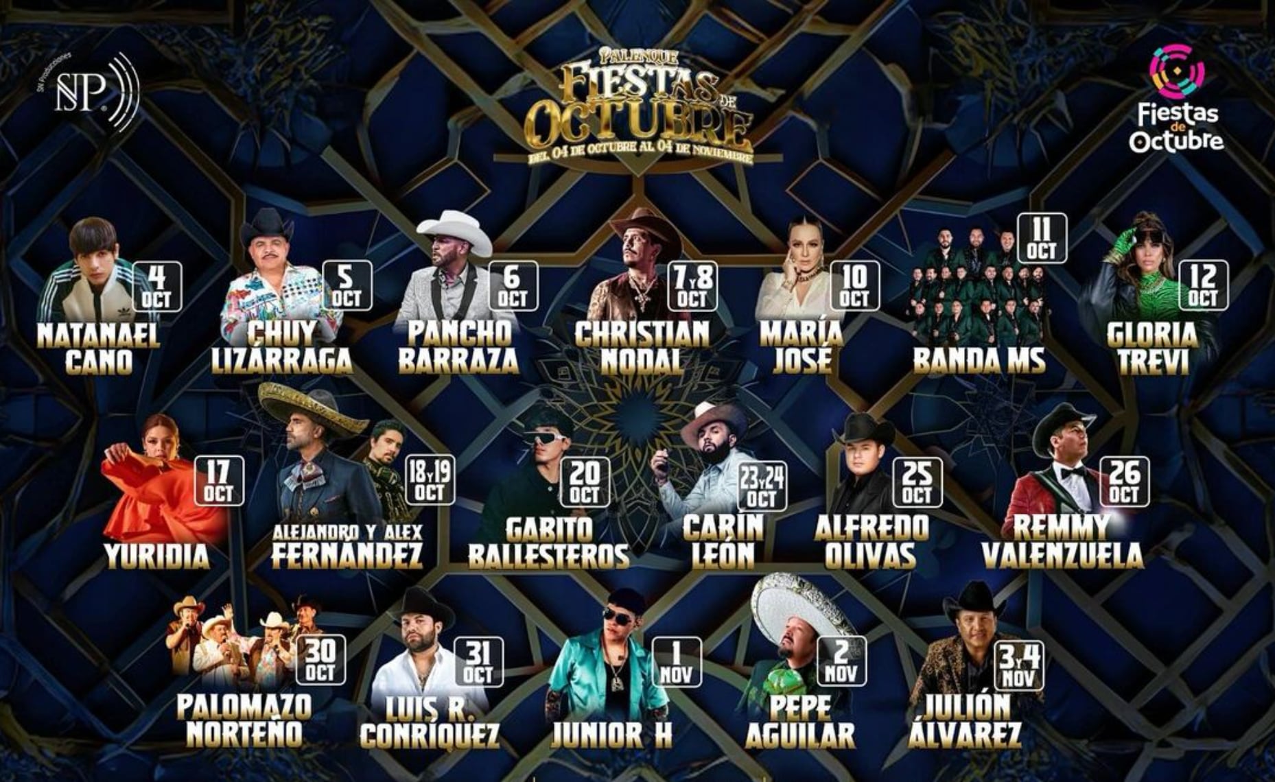 Palenque Fiestas de Octubre 2024