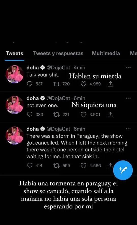 Doja Cat es repudiada en Paraguay