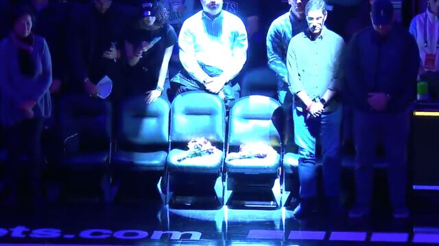 Homenaje de los Nets a Kobe Bryant