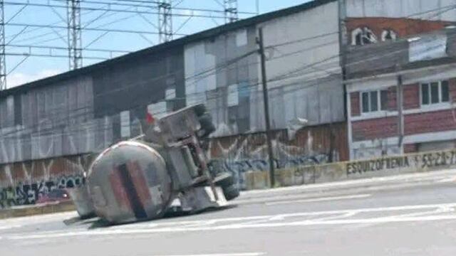 El domingo 13 de julio de 2025 volcó una pipa cargada con combustible sobre la autopista México-Pachuca a la altura del Vigilante, Tlalnepantla, Estado de México