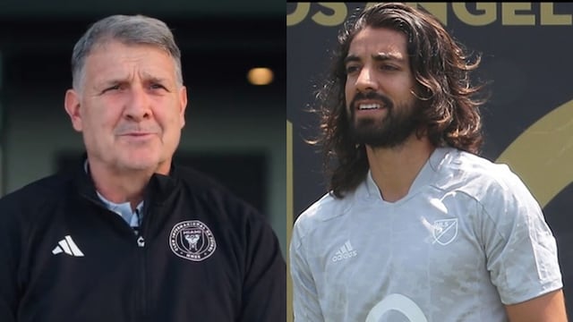 Tata Martino y Rodolfo Pizarro