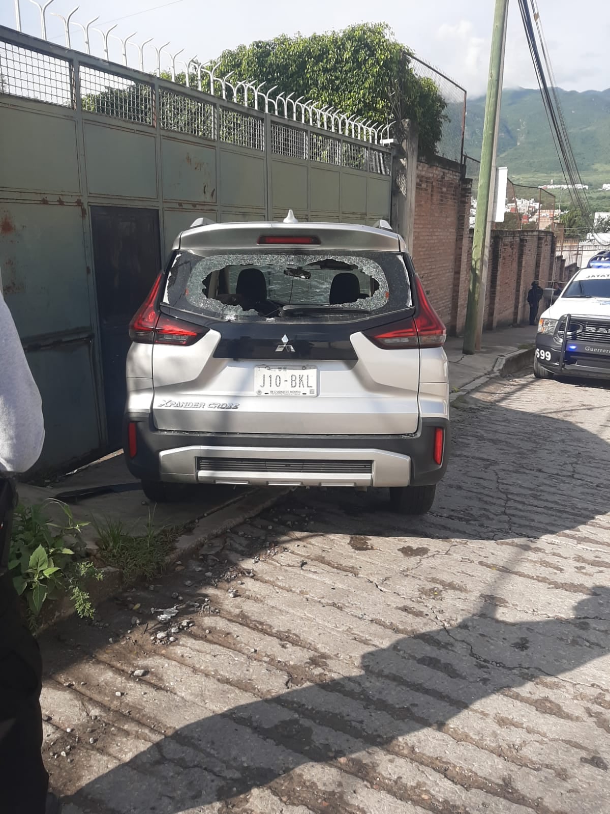 Camioneta de Fernando García Hernández