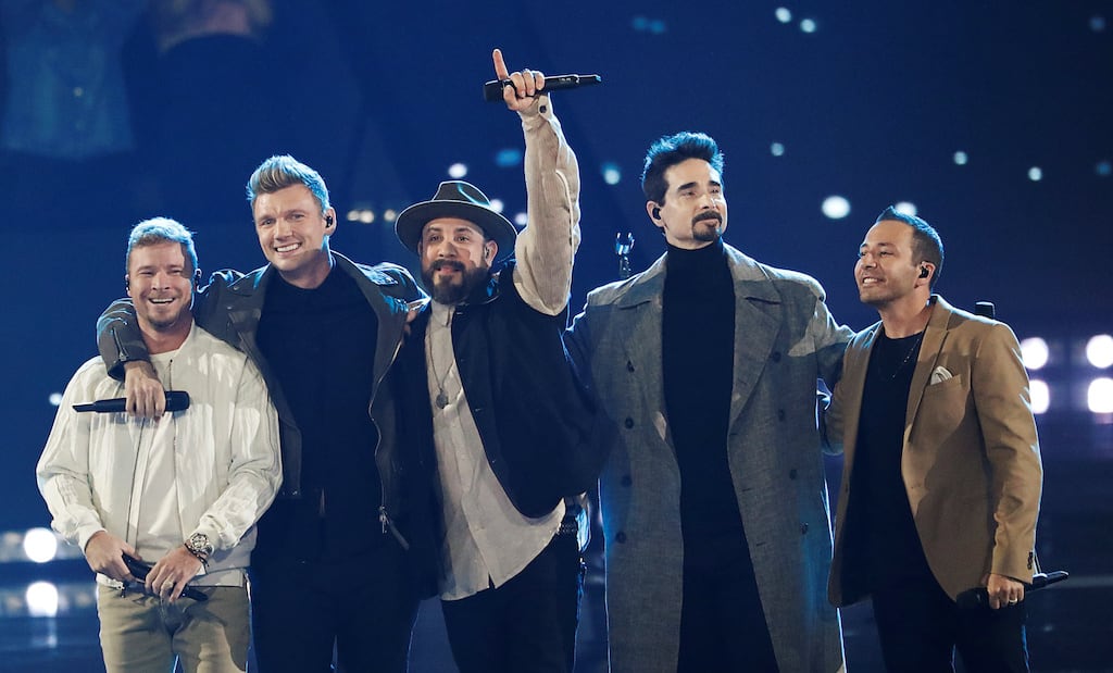 Backstreet Boys en iHeartRadio Music Awards in Los Angeles, California