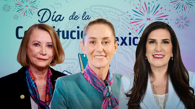 Los discursos de Claudia Sheinbaum, Laura Itzel Castillo y Kenia López Rabadán por el Día de la Constitución