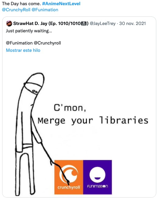 Reacciones a la fusión de Crunchyroll y Funimation