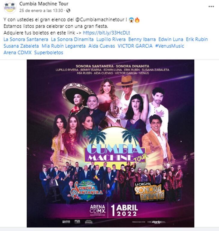 Edwin Luna, Cumbia Machine Tour