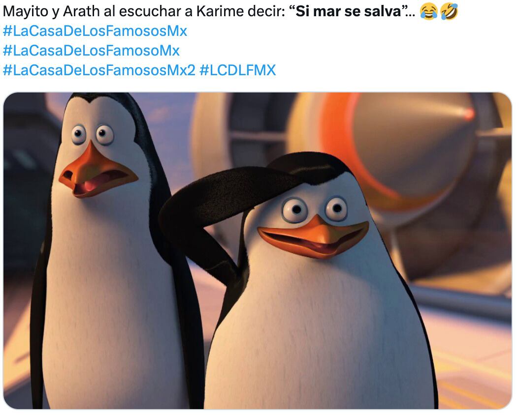 Karime Pindter inspira memes de "si mar se salva" en La Casa de los Famosos México 2024