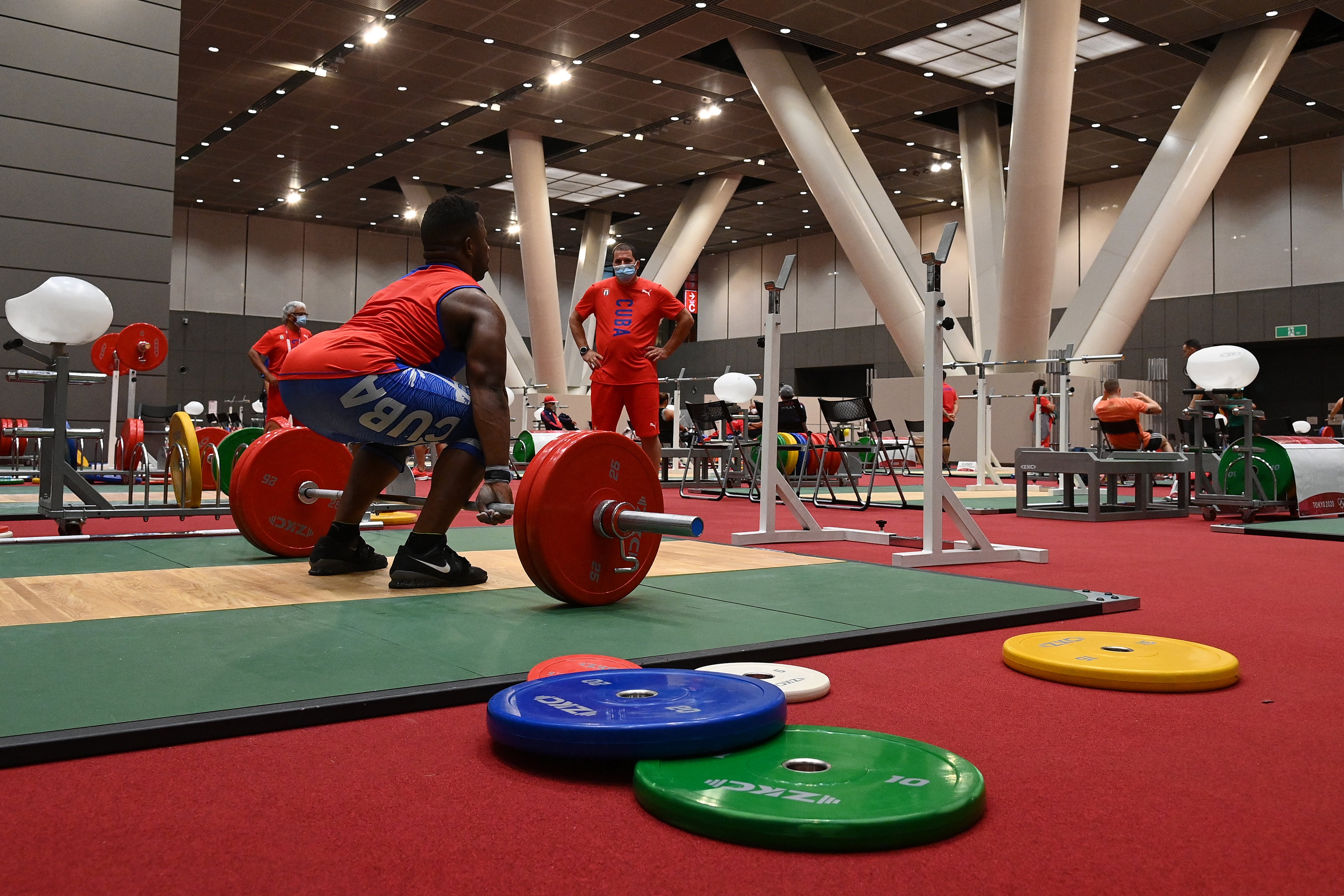 Halterofilia varonil