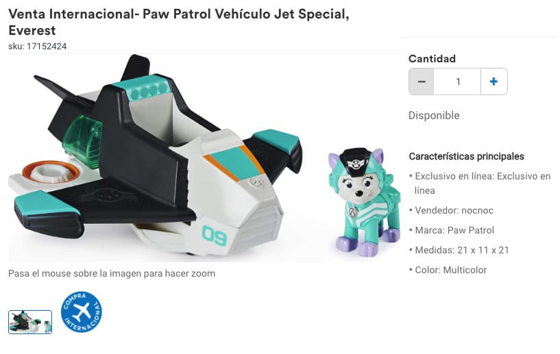 juguetes de Paw Patrol en Coppel
