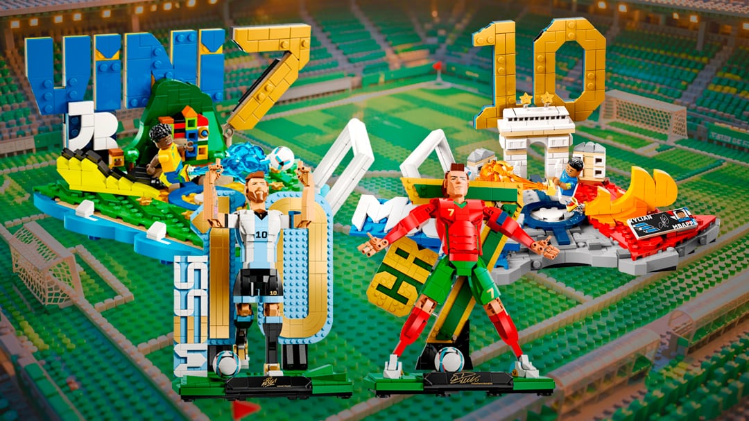 LEGO del Mundial 2026: precios y preventa de sets de Messi, Cristiano Ronaldo y Mbappé
