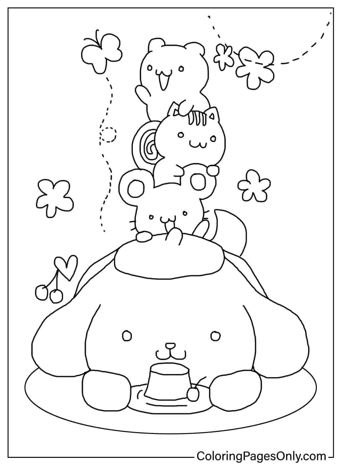 Dibujos de Pompompurin por su cumpleaños