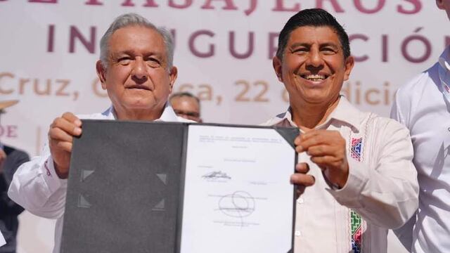 AMLO y Salomón Jara