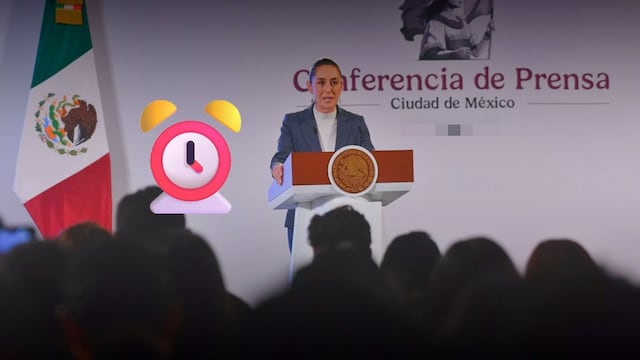 Sheinbaum cambia horario de la Mañanera del Pueblo este jueves