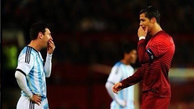 Lionel Messi y Cristiano Ronaldo.