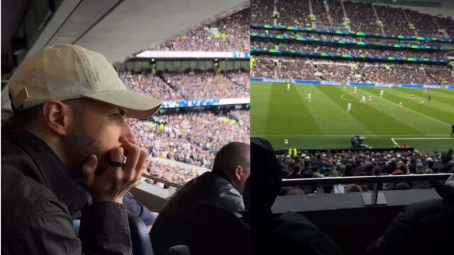 Santiago Giménez en estadio de la Premier League