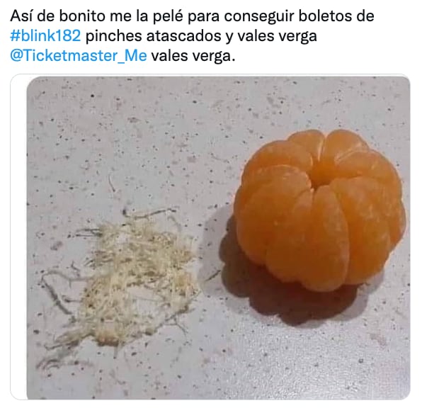 Meme por boletos agotados de Blink-182 en Ticketmaster