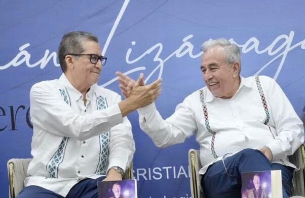 Feliciano Castro y Rubén Rocha Moya. Foto/Vanessa Félix.