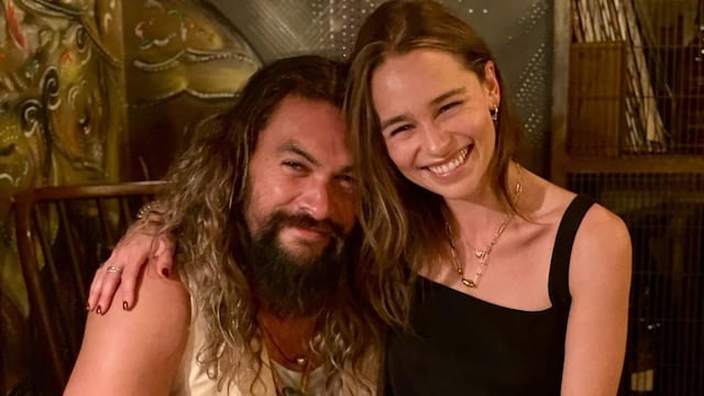 Jason Momoa y Emilia Clarke