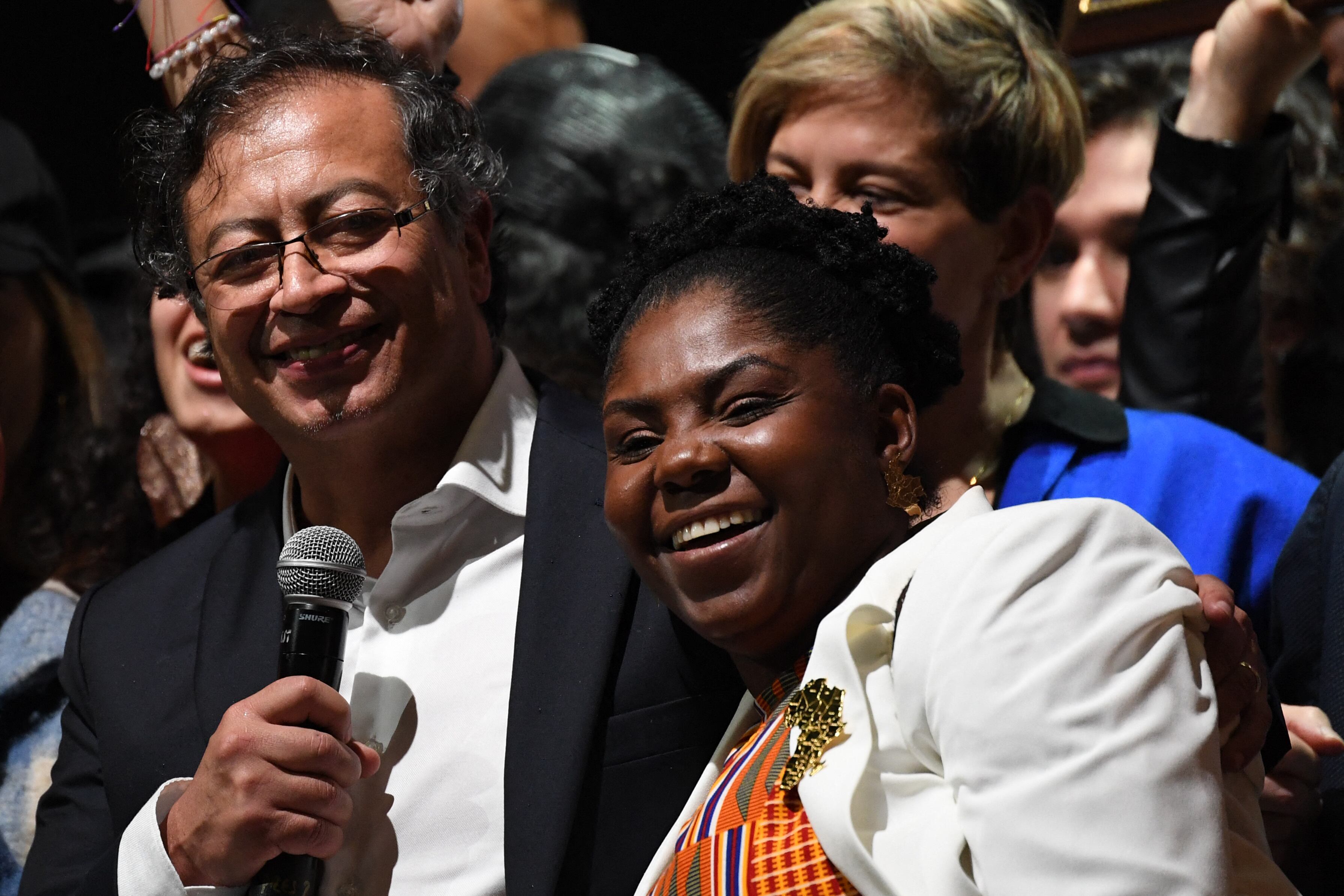 Gustavo Petro y Francia Márquez próximos líderes en Colombia/ AFP