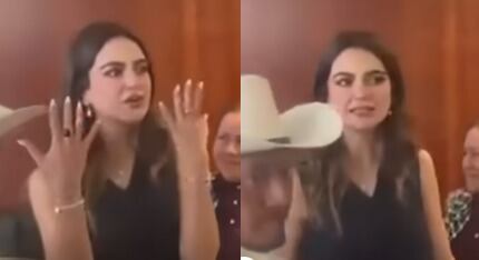 Andrea Chávez respondió a Claudia Sheinbaum a regañadientes