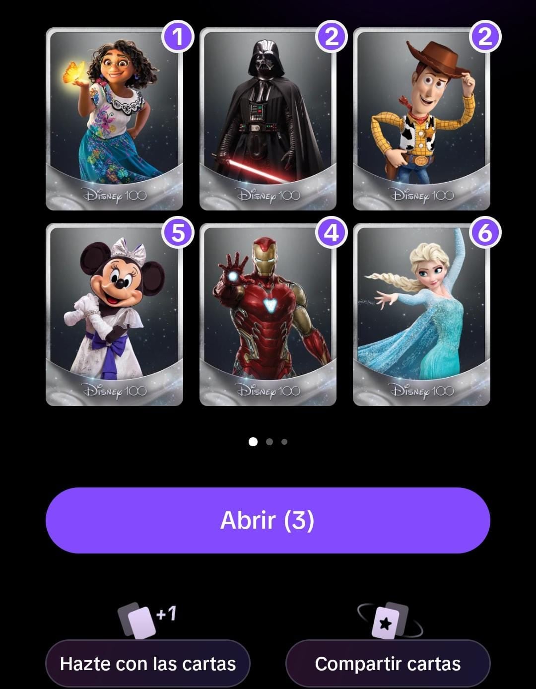 Estas son las actividades para tener más cartas Disney 100 en TikTok