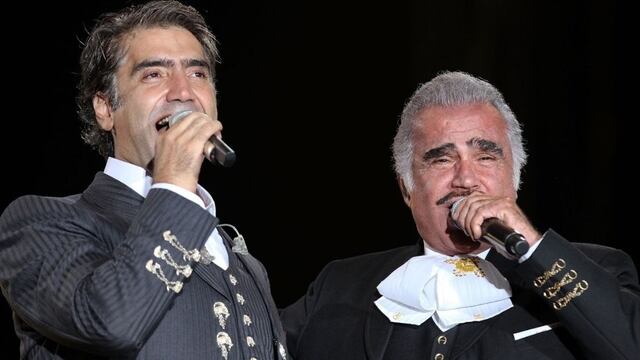 Vicente Fernández y Alejandro Fernández
