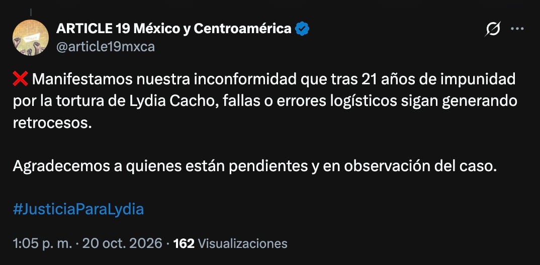 Fallas técnicas impiden la audiencia de Lydia Cacho contra Mario Marín