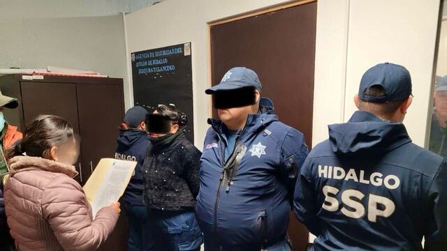 Policías son detenidos en Hidalgo por robo