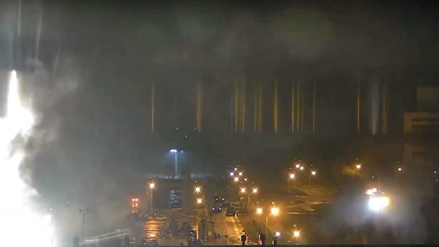 Incendio en la planta nuclear de Zaporiyia, Ucrania
