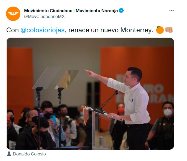 Luis Donaldo Colosio Riojas//@MovCiudadanoMx