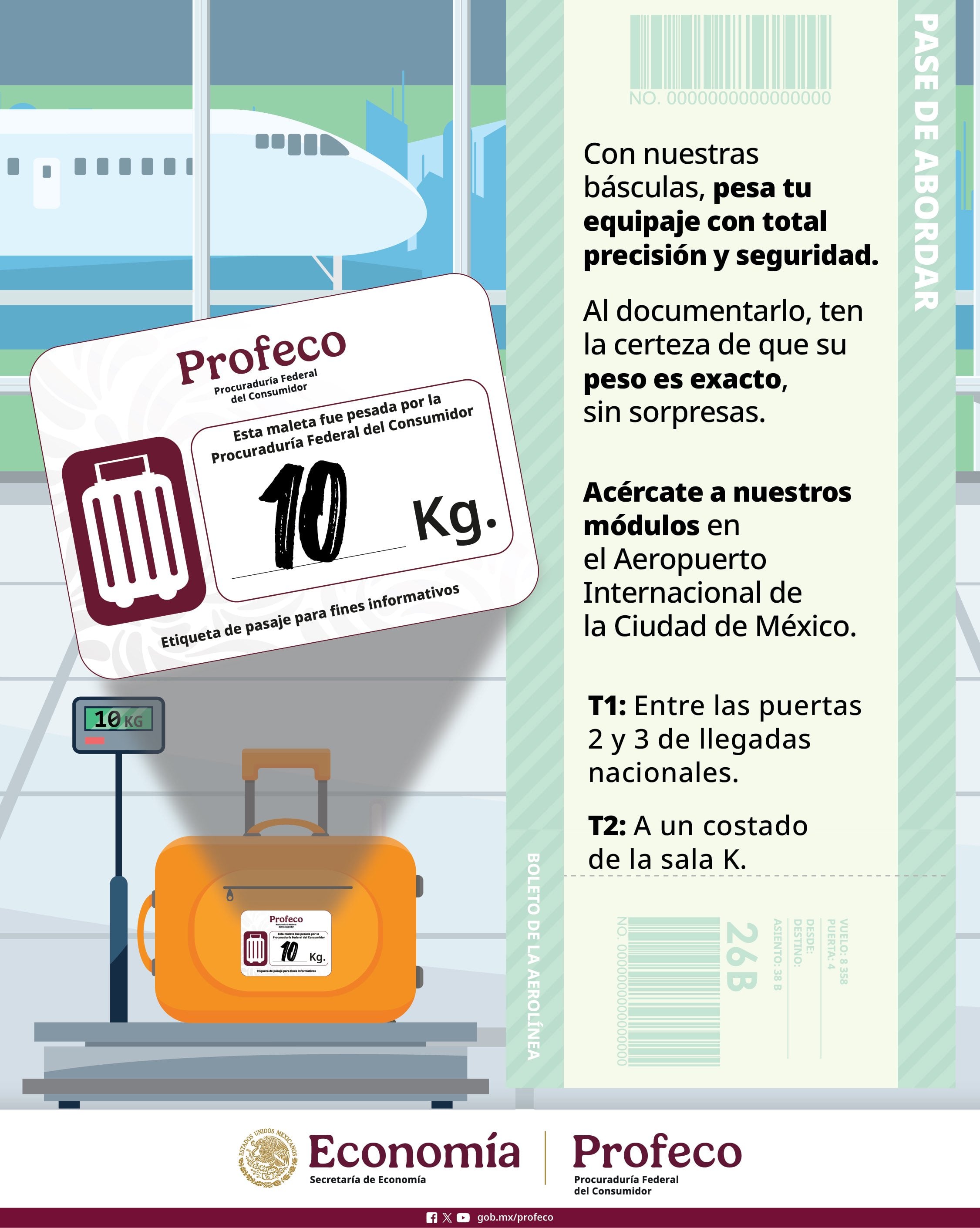 El llamado de Profeco para quienes vayan a viajar en Viva Aerobus, Volaris o Aeroméxico